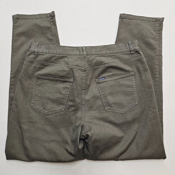 Barbour Washed Stretch Twill Regular Fit Trouser 34R - Picture 2 of 8